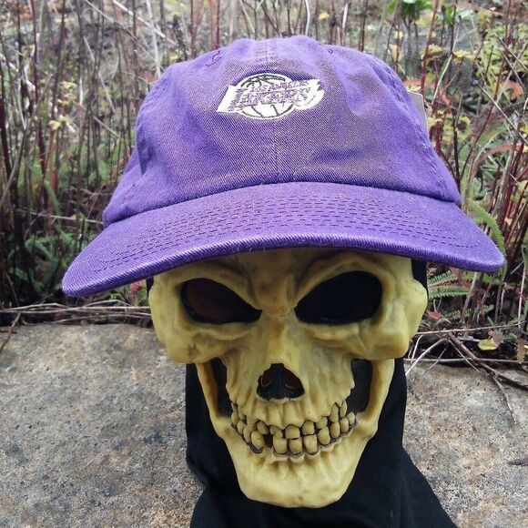 NWT Vintage American Needle Los Angeles Lakers Strap Back Hat Cap - Picture 1 of 8